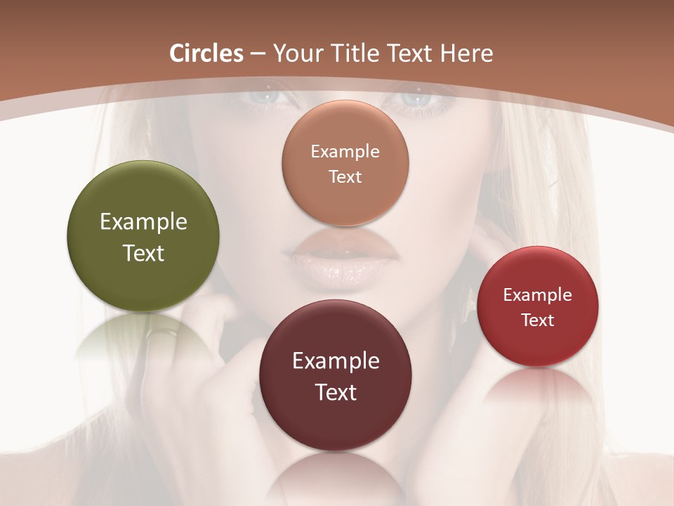 Sensuality Portrait Glamour PowerPoint Template