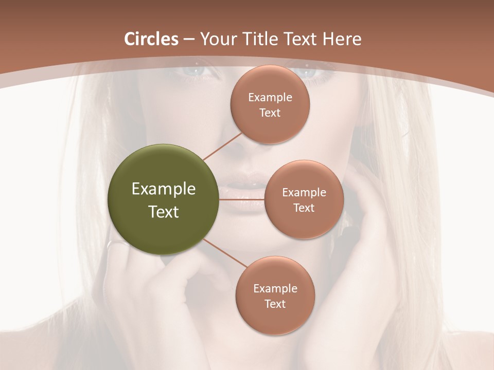 Sensuality Portrait Glamour PowerPoint Template