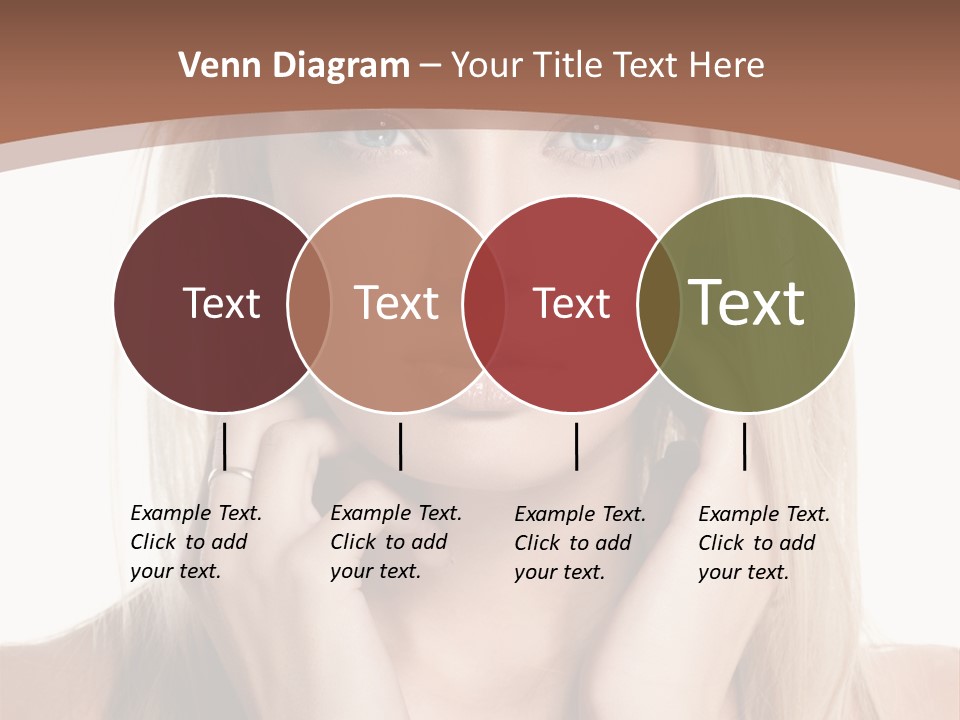 Sensuality Portrait Glamour PowerPoint Template