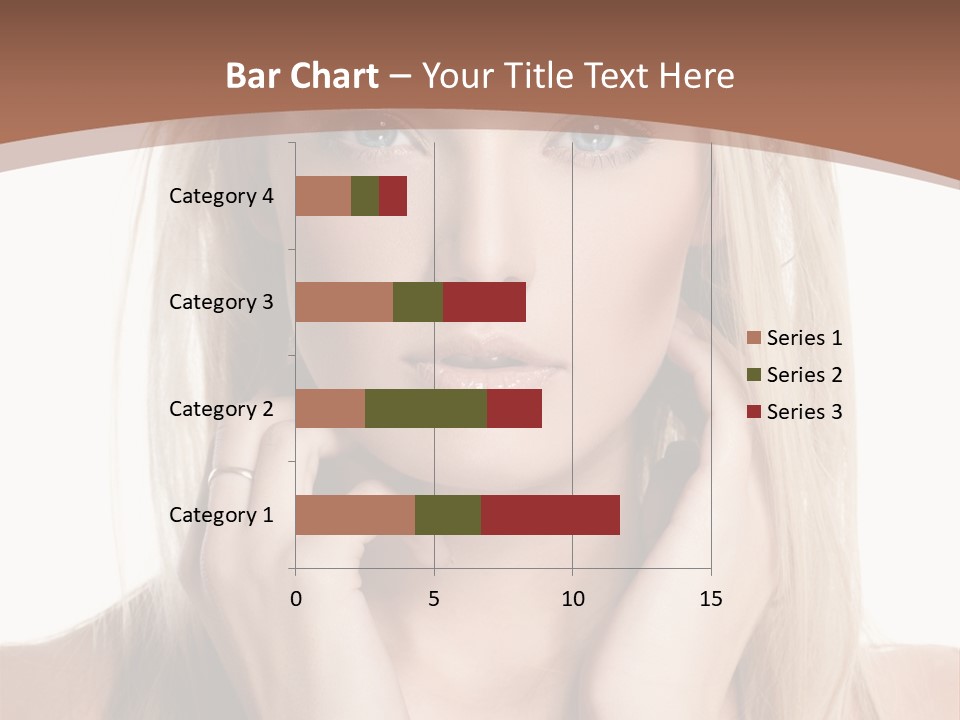 Sensuality Portrait Glamour PowerPoint Template