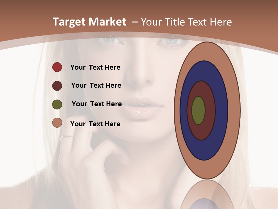 Sensuality Portrait Glamour PowerPoint Template