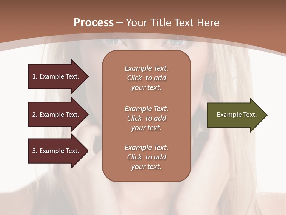 Sensuality Portrait Glamour PowerPoint Template