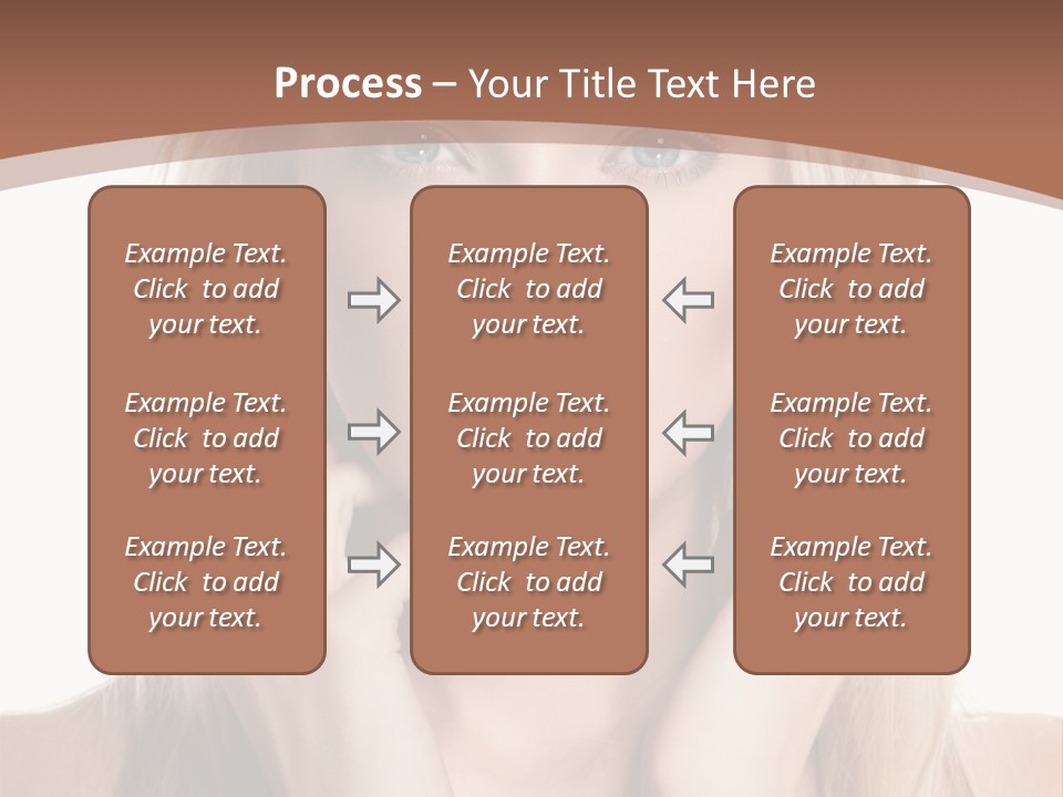 Sensuality Portrait Glamour PowerPoint Template