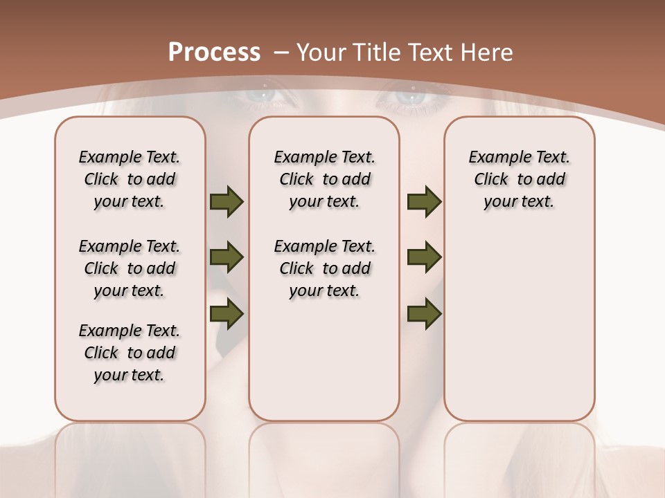 Sensuality Portrait Glamour PowerPoint Template