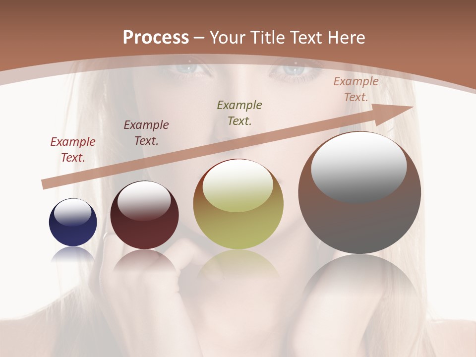 Sensuality Portrait Glamour PowerPoint Template