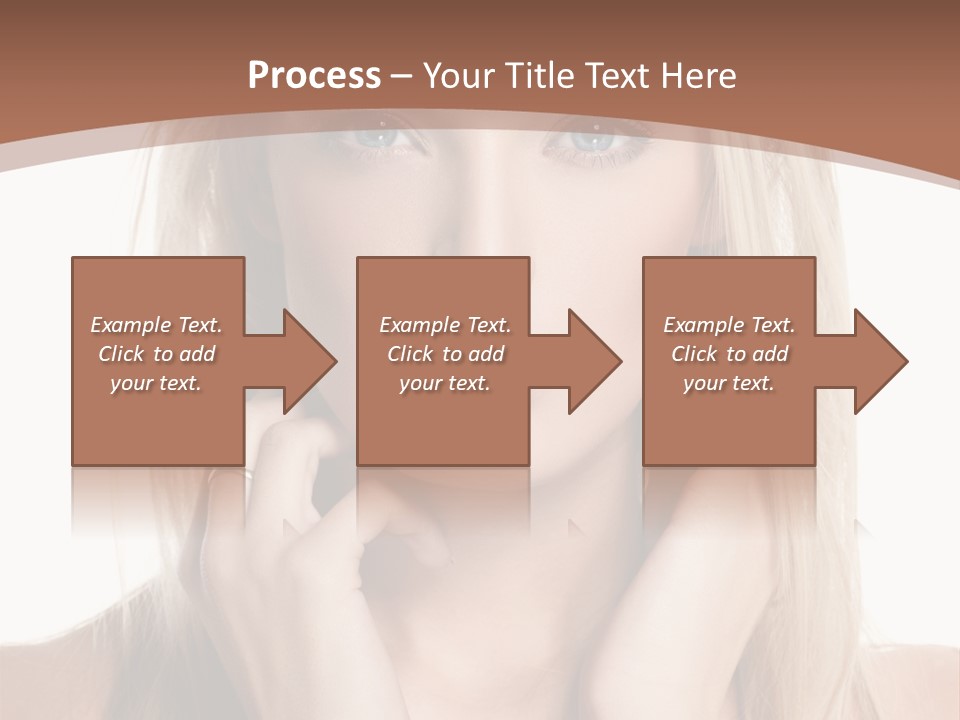 Sensuality Portrait Glamour PowerPoint Template