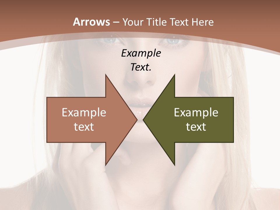 Sensuality Portrait Glamour PowerPoint Template