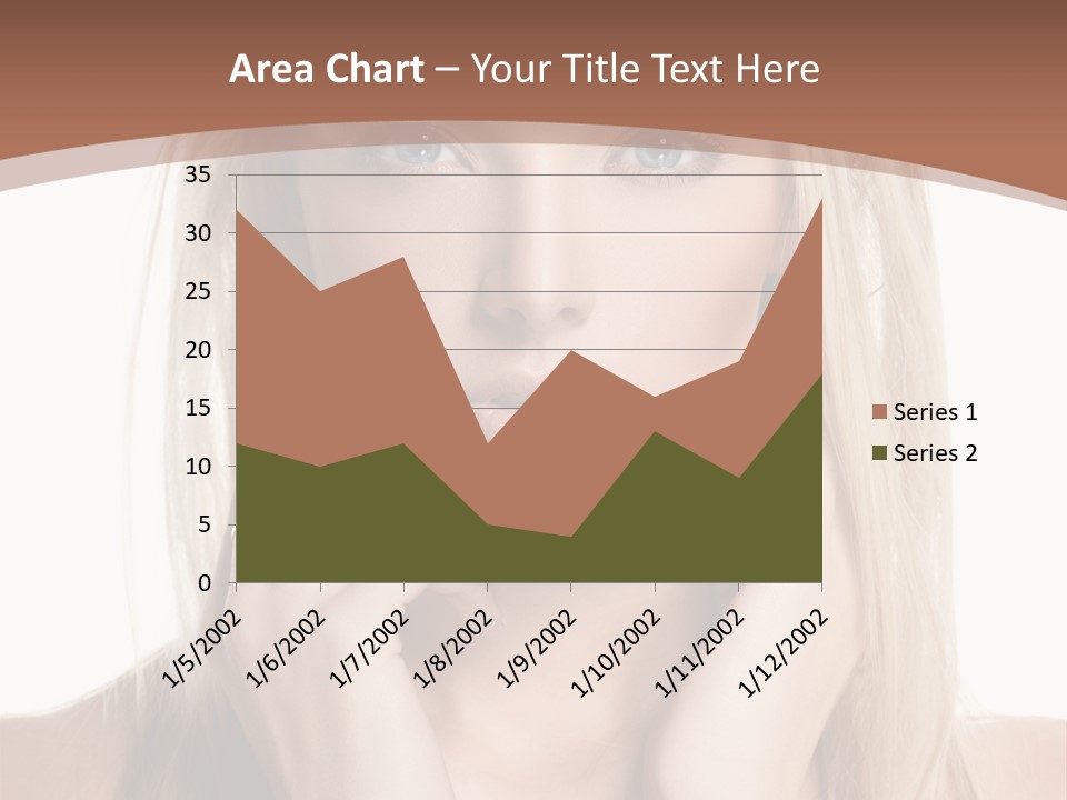 Sensuality Portrait Glamour PowerPoint Template