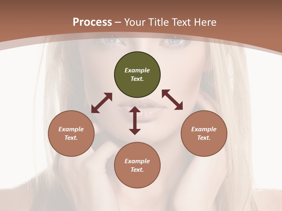 Sensuality Portrait Glamour PowerPoint Template