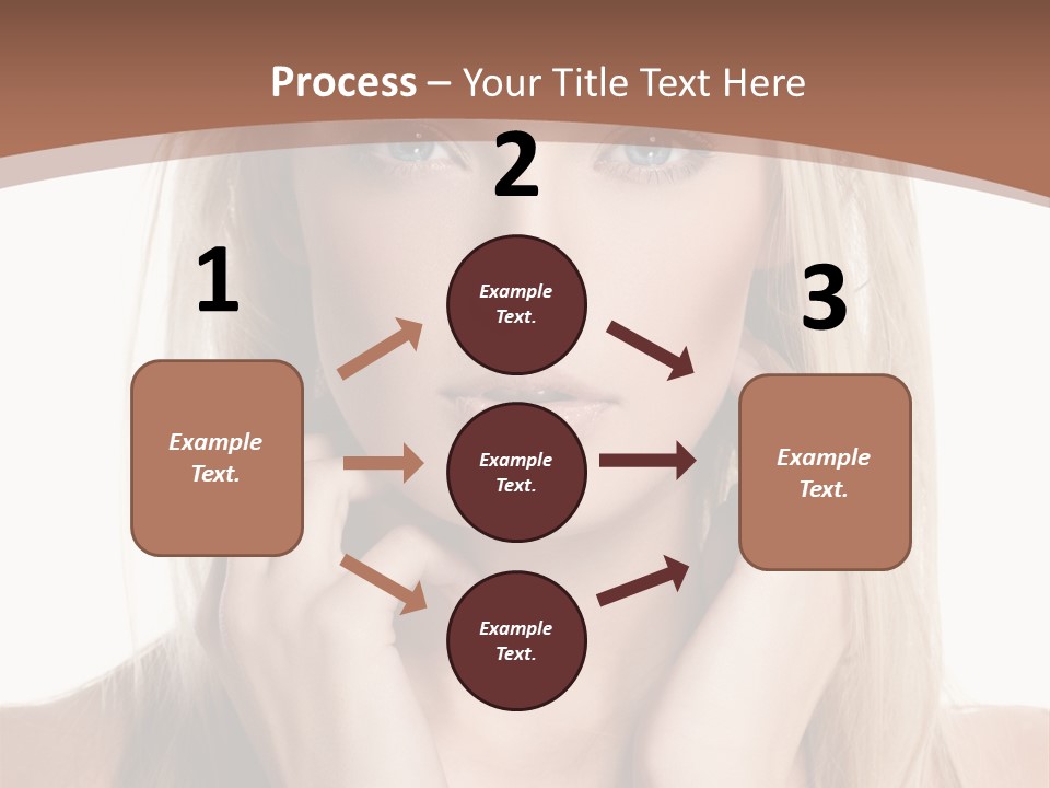 Sensuality Portrait Glamour PowerPoint Template