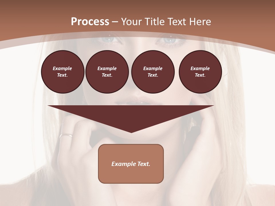 Sensuality Portrait Glamour PowerPoint Template