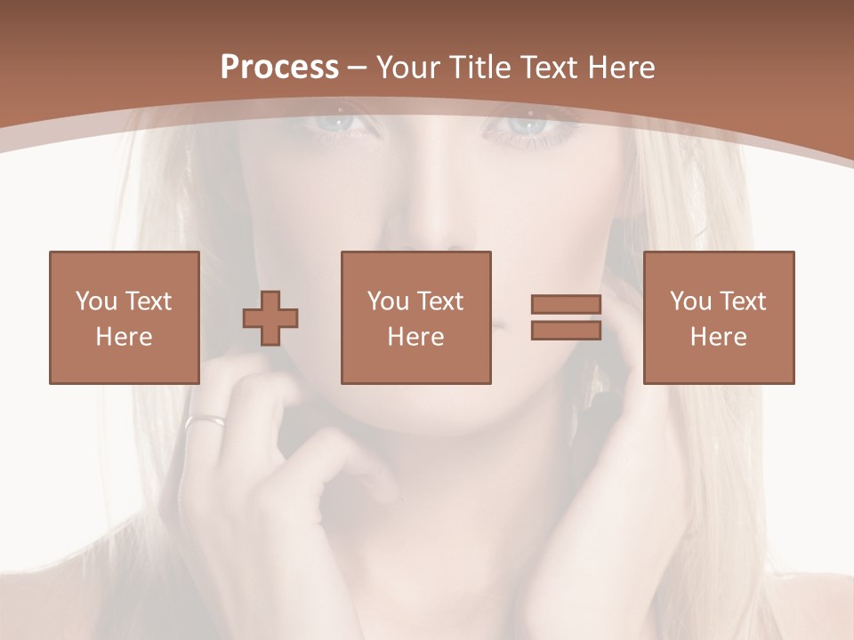 Sensuality Portrait Glamour PowerPoint Template