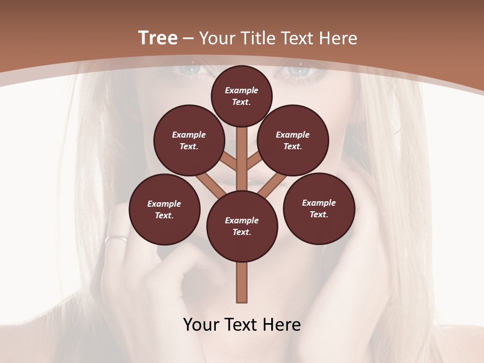 Sensuality Portrait Glamour PowerPoint Template