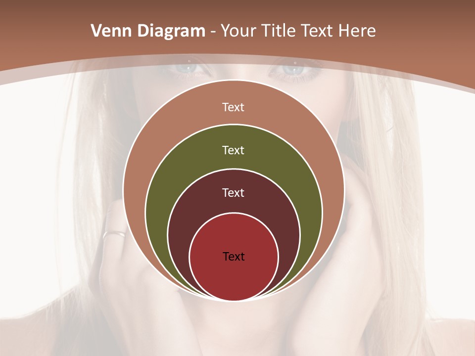 Sensuality Portrait Glamour PowerPoint Template