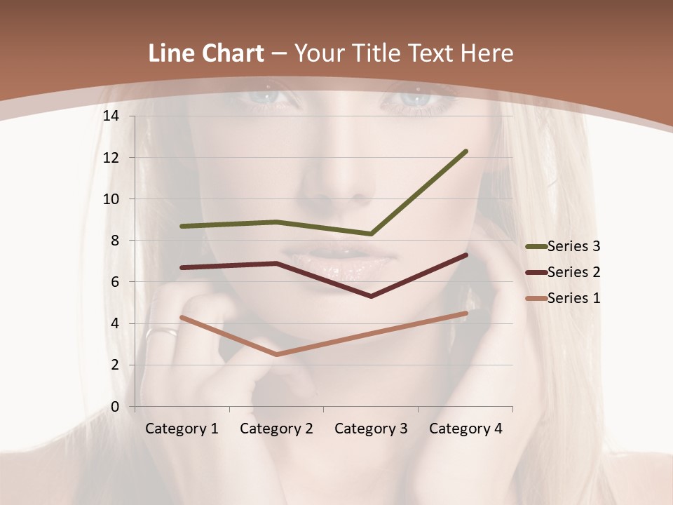 Sensuality Portrait Glamour PowerPoint Template