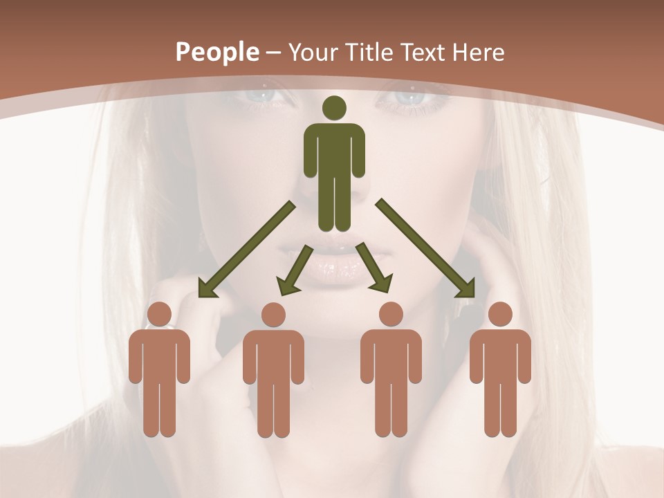 Sensuality Portrait Glamour PowerPoint Template