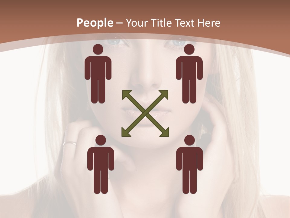 Sensuality Portrait Glamour PowerPoint Template