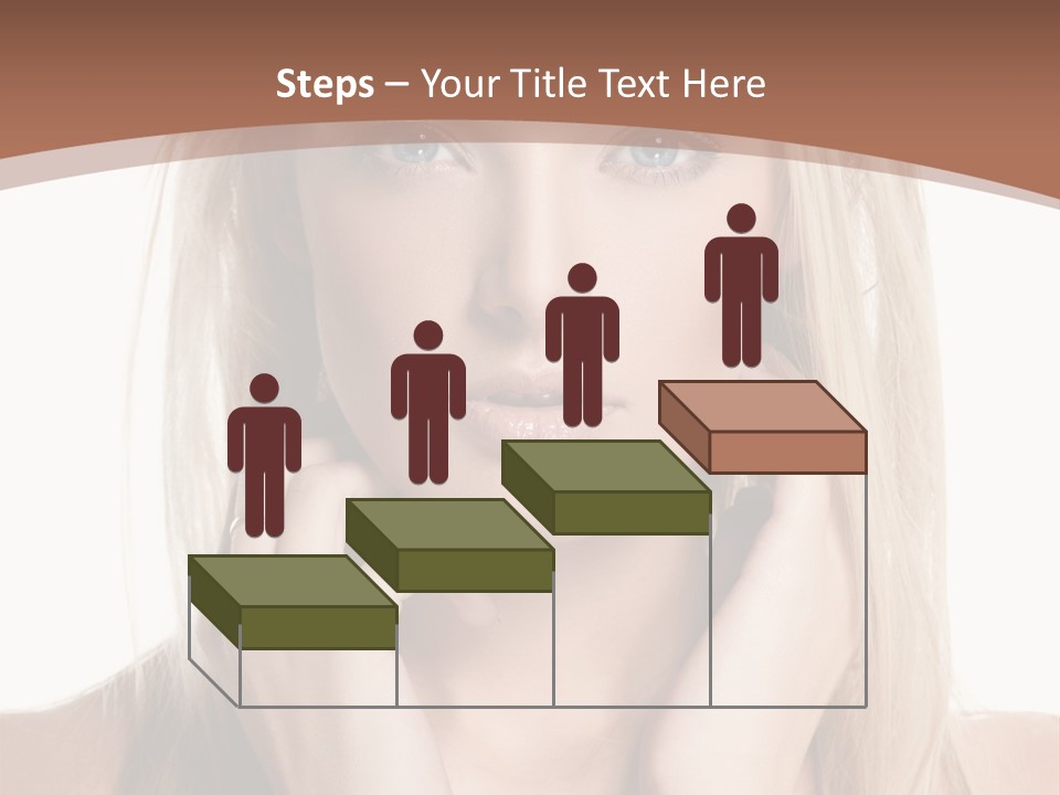 Sensuality Portrait Glamour PowerPoint Template