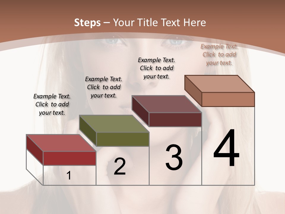 Sensuality Portrait Glamour PowerPoint Template