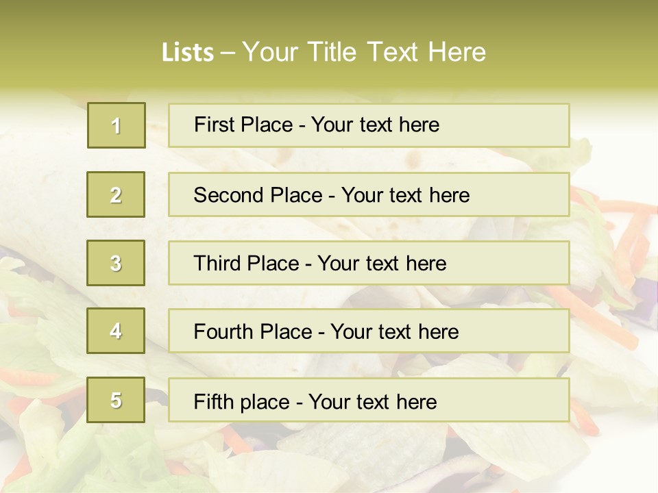 Tasty Dish Diet PowerPoint Template