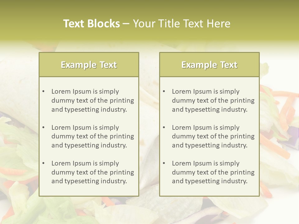 Tasty Dish Diet PowerPoint Template