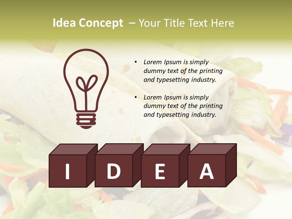 Tasty Dish Diet PowerPoint Template