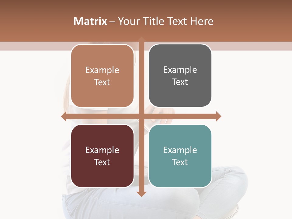 Student Woman Study PowerPoint Template