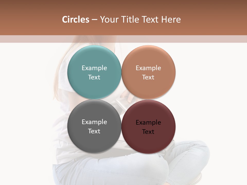 Student Woman Study PowerPoint Template