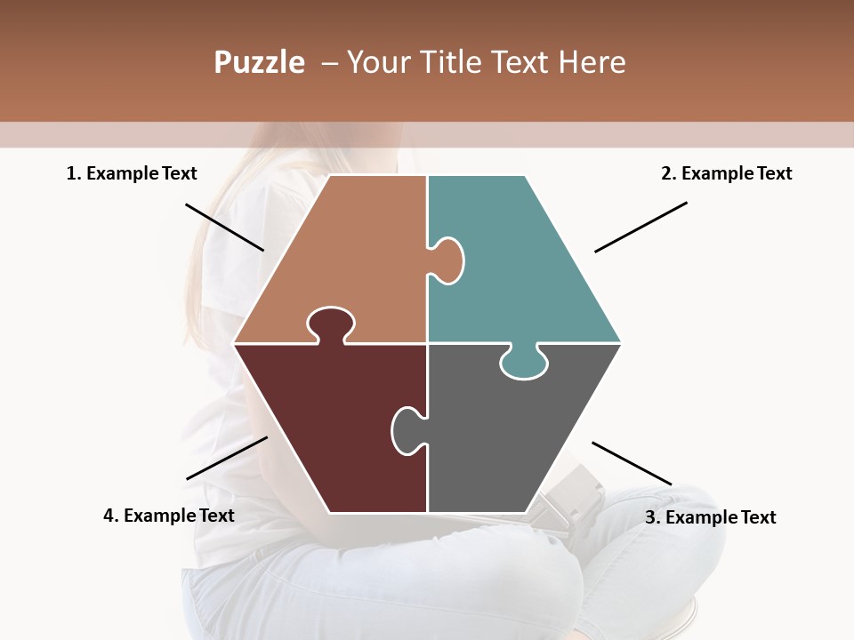 Student Woman Study PowerPoint Template