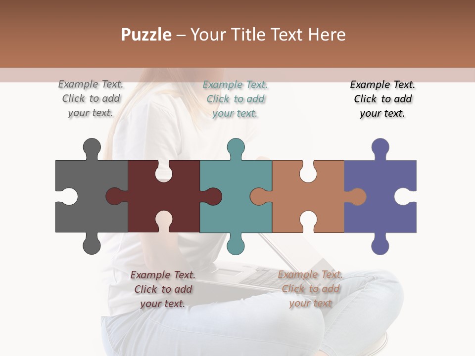 Student Woman Study PowerPoint Template