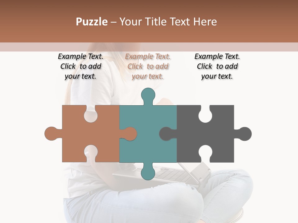 Student Woman Study PowerPoint Template