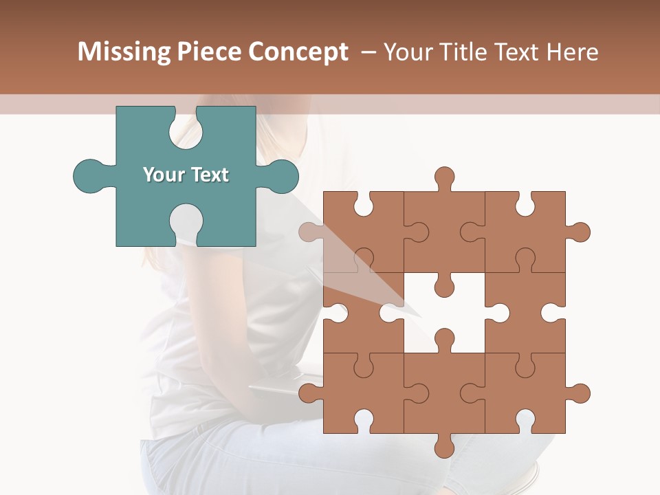 Student Woman Study PowerPoint Template