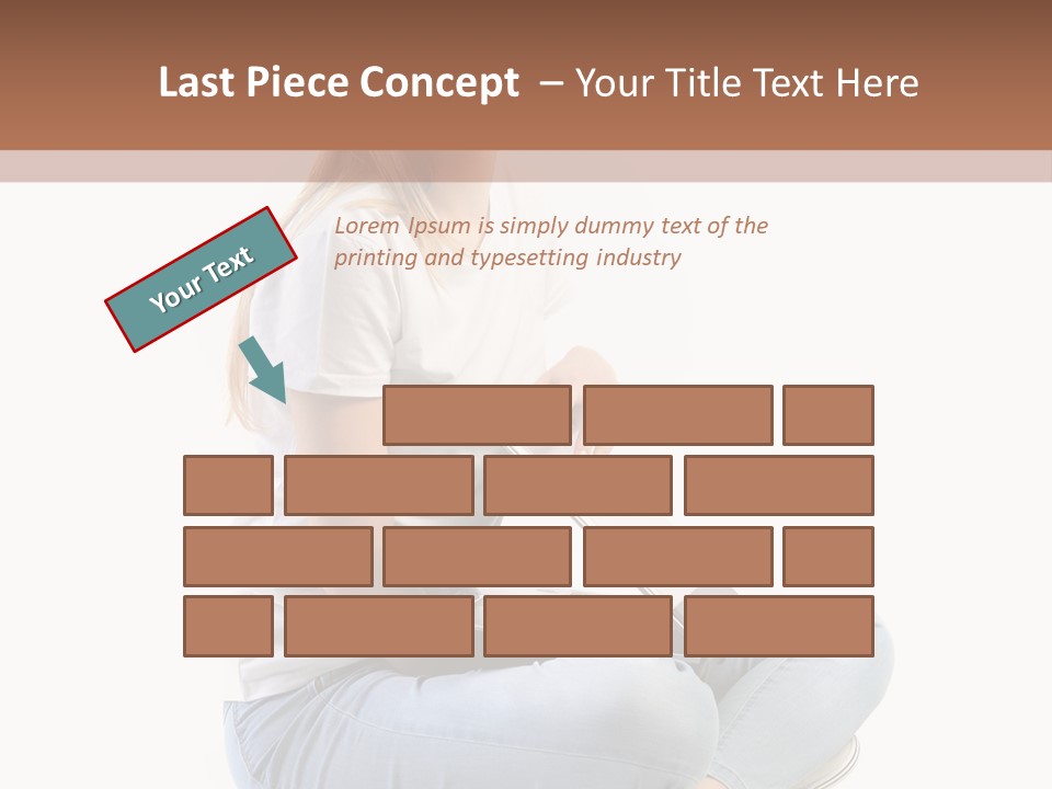 Student Woman Study PowerPoint Template