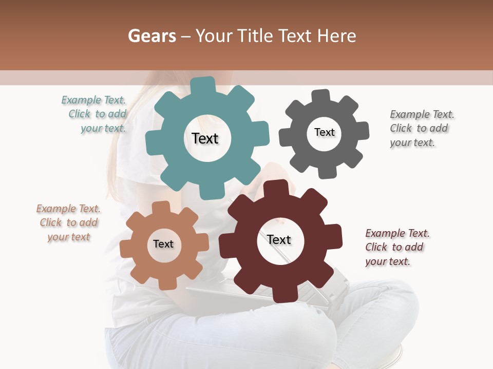 Student Woman Study PowerPoint Template