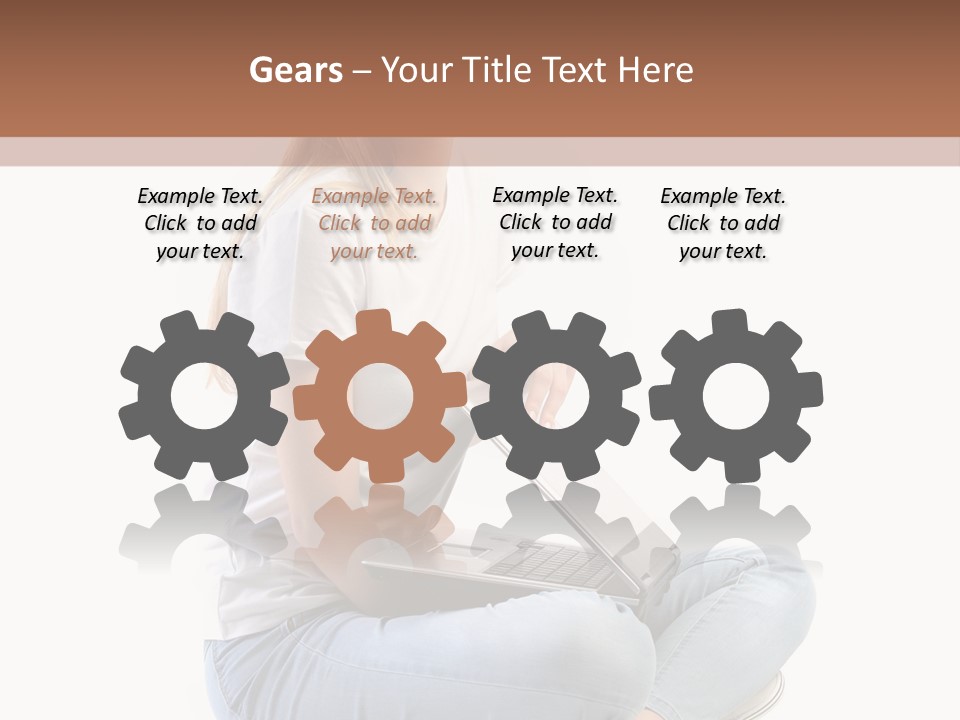 Student Woman Study PowerPoint Template