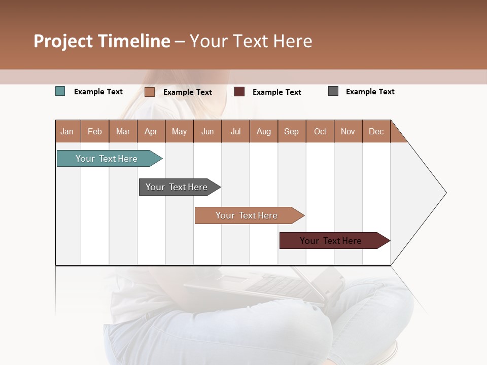 Student Woman Study PowerPoint Template