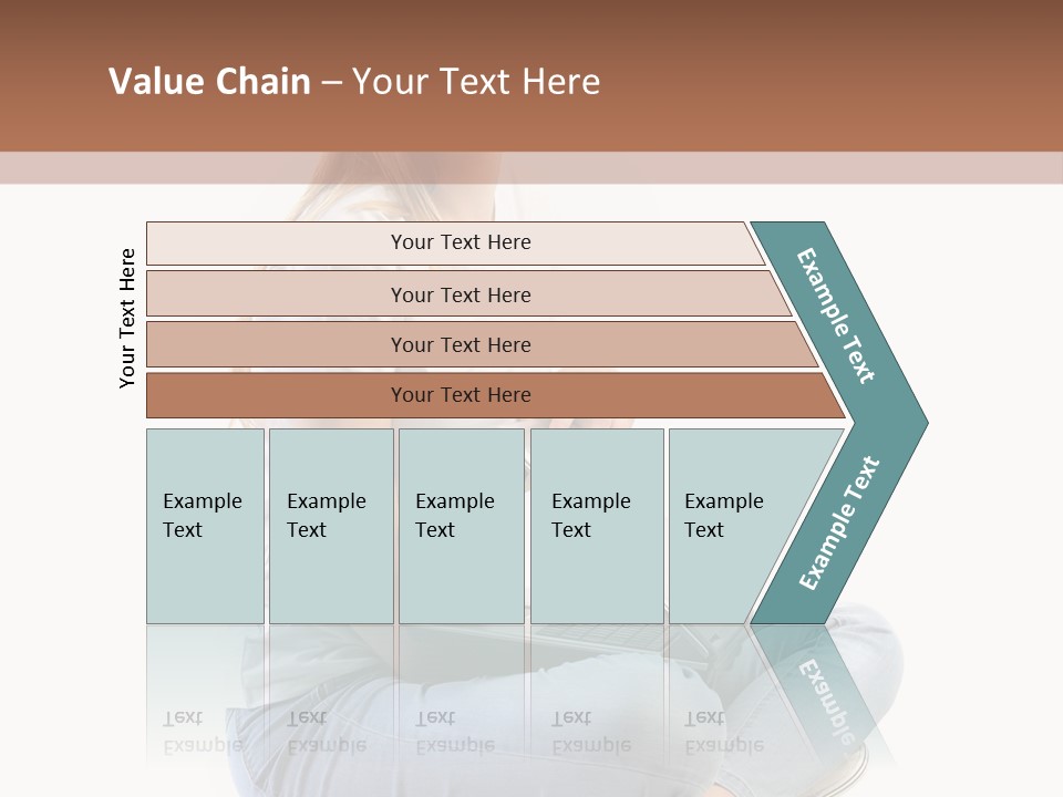 Student Woman Study PowerPoint Template