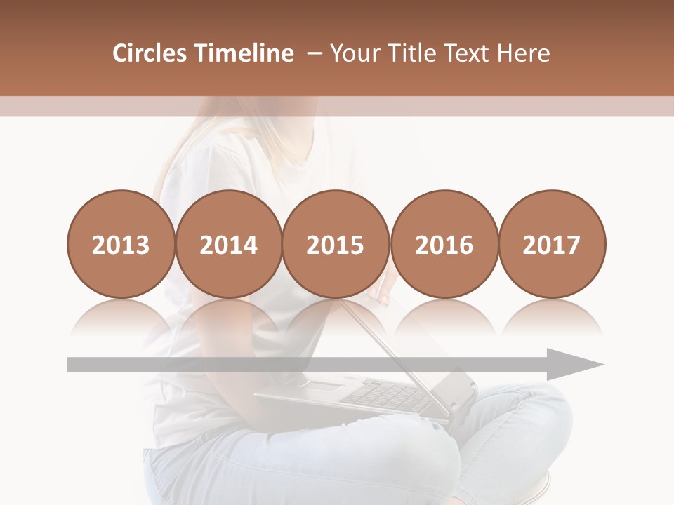 Student Woman Study PowerPoint Template