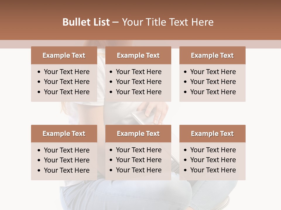 Student Woman Study PowerPoint Template