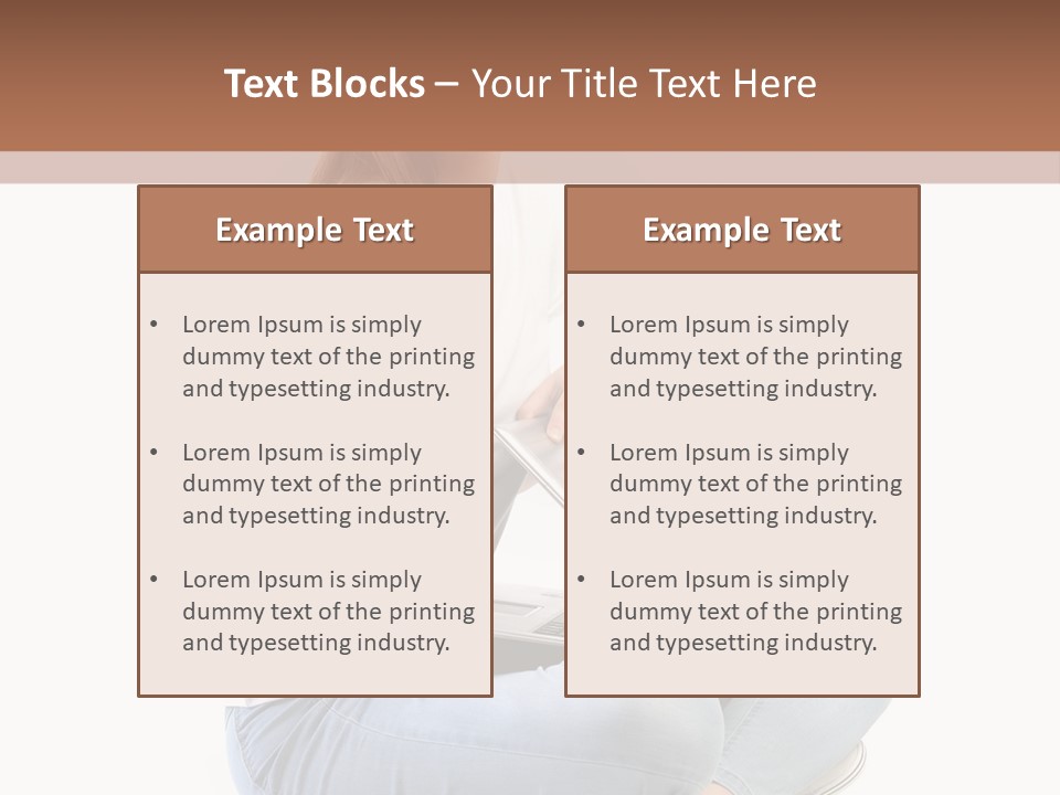 Student Woman Study PowerPoint Template