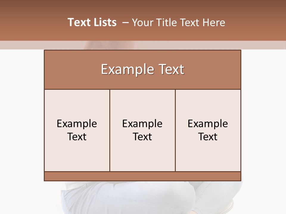 Student Woman Study PowerPoint Template