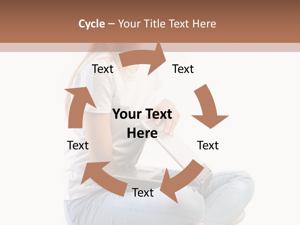 Student Woman Study PowerPoint Template