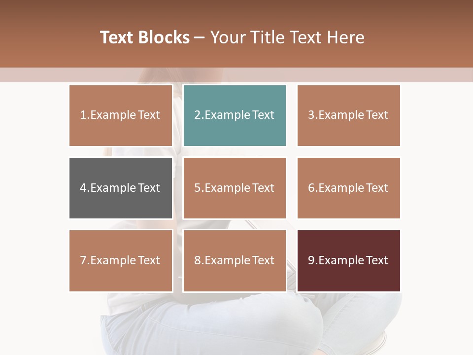 Student Woman Study PowerPoint Template