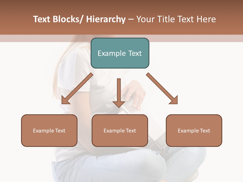 Student Woman Study PowerPoint Template