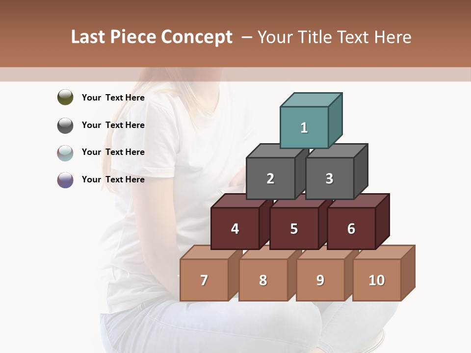 Student Woman Study PowerPoint Template
