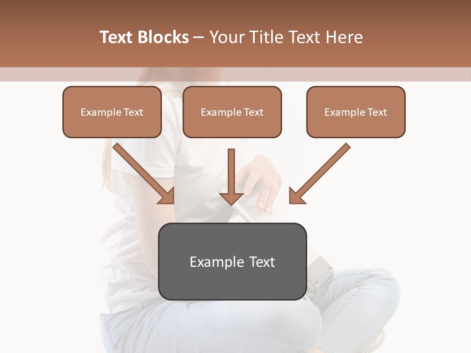 Student Woman Study PowerPoint Template