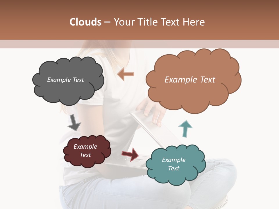 Student Woman Study PowerPoint Template