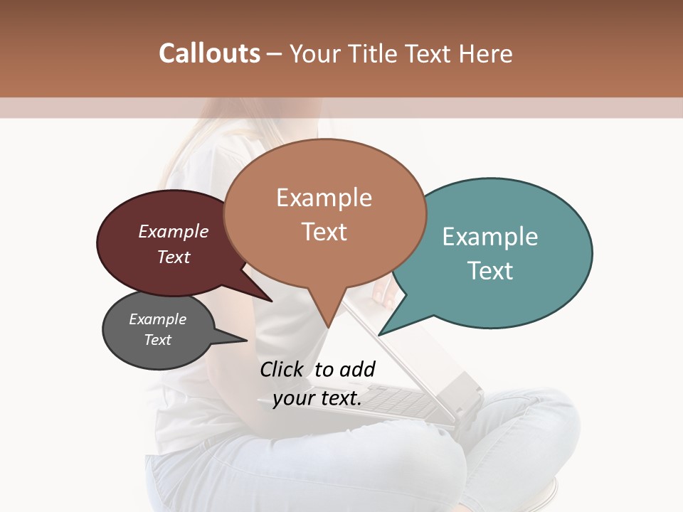 Student Woman Study PowerPoint Template