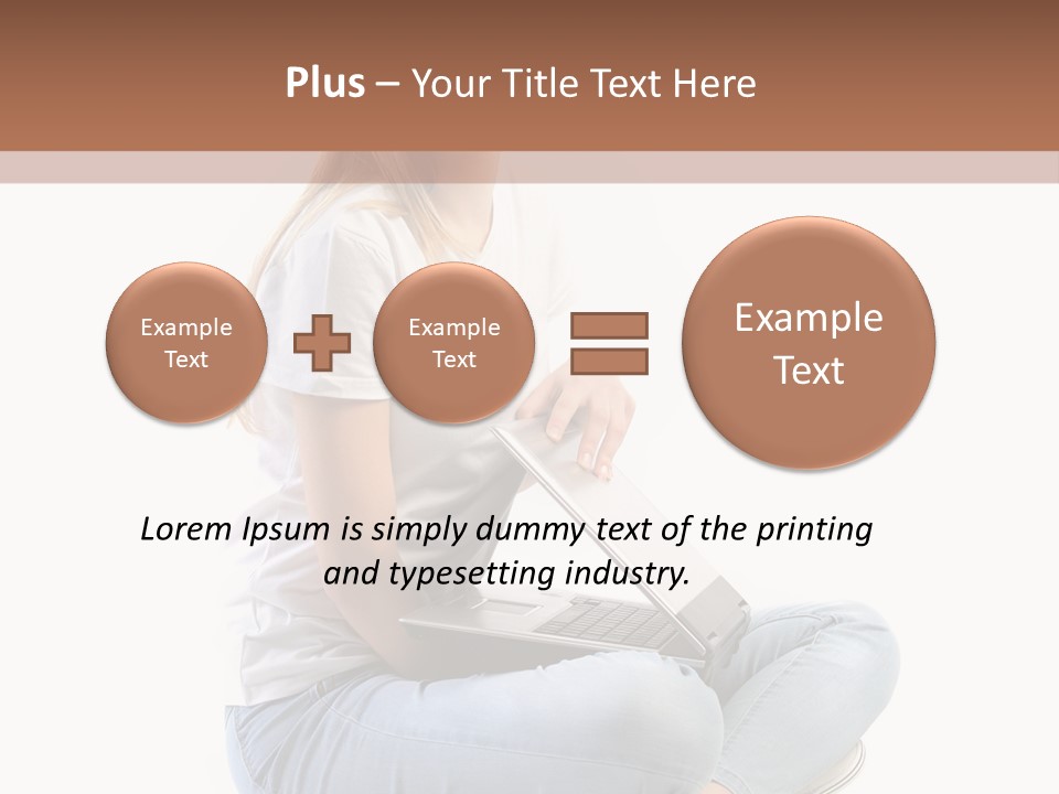 Student Woman Study PowerPoint Template