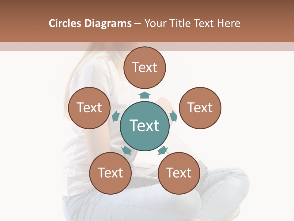 Student Woman Study PowerPoint Template